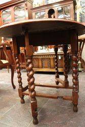 Quality Early 20th Century Oak GateLeg Table 