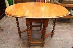 Quality Early 20th Century Oak GateLeg Table 