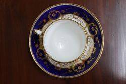 Cup and Saucer English Hand Painted C 1820