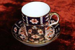 Royal Crown Derby C 192530 Coffee Can and Saucer 