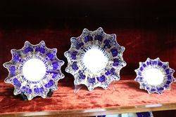 Set of 3 Doulton Burslem  Bowls C 1895 #