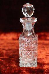 Victorian Cut Glass Scent Bottle #