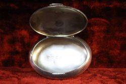 Birmingham Silver 1899 Snuff Box 