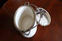 Superb Quality 19th Century SilverPlated Biscuit Barrel 