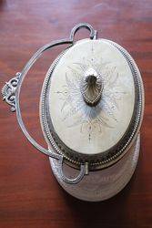 Superb Quality 19th Century SilverPlated Biscuit Barrel 