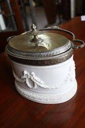 Superb Quality 19th Century SilverPlated Biscuit Barrel 