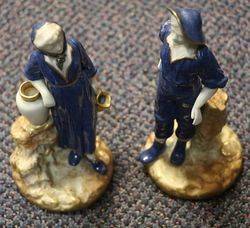 Pair of Royal Worcester Porcelain Figures C1920 