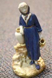 Pair of Royal Worcester Porcelain Figures C1920 