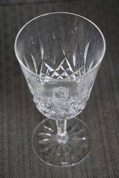 Waterford Crystal 12 Long Stem Wine Glasses 