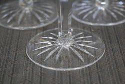 Waterford Crystal 12 Long Stem Wine Glasses 