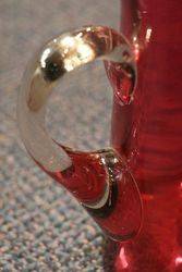 Victorian Ruby Glass Jug 