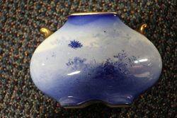 Antique Doulton Small Blue Children Vase 