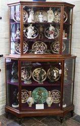 Late 19th Century Inlaid Shop Display Cabinet C1895