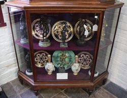 Late 19th Century Inlaid Shop Display Cabinet C1895