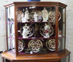 Late 19th Century Inlaid Shop Display Cabinet C1895