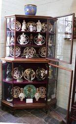 Late 19th Century Inlaid Shop Display Cabinet C1895