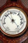 Antique Mahogany Inlaid  Banjo Barometer.