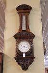 Stunning Late 19th Century Carved Wall Barometer C1895