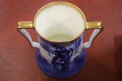 Antique Doulton Blue Children 2 Handle Cup 