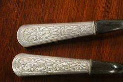 Pair Of Silver Handle Servers 