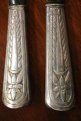 Pair Of Silver Handle Servers 