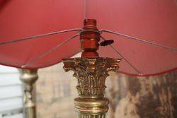 Large Brass Lamp 