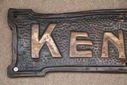 Genuine House Name Plate andquotKENTONandquot 