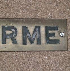 Genuine House Name Plate andquotELORMEandquot 