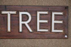 Genuine House Name Plate andquotPINE TREEandquot 