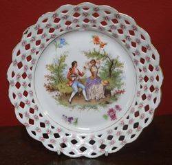 German Bavaria Carl Schumann Cabinet Plate  C1881 #