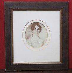 Vintage Framed Portrait of a Lady. #