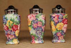 3 Piece Royal Winton Chintz Julia Cruet #