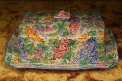 Royal Winton Somerset Chintz Butter Dish 