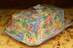 Royal Winton Somerset Chintz Butter Dish 