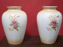 Pair of Crown Devon Vases 