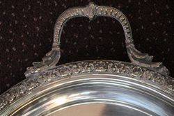 Large Victorian Silver Plated Tray 