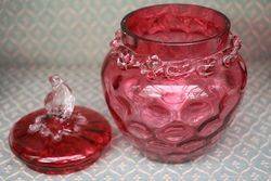 Victorian Ruby Bowl C1885 