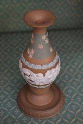 Doulton Lambeth Silicon Vase and Stand C1882 