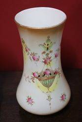 Pair Of Crown Devon Blush Ware Vases 