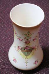 Pair Of Crown Devon Blush Ware Vases 