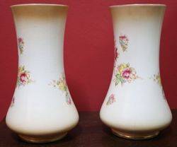 Pair Of Crown Devon Vases C1915 