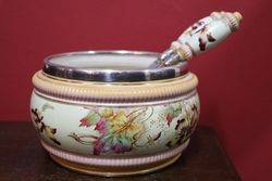 Woods China Salad Bowl + Servers C 1915