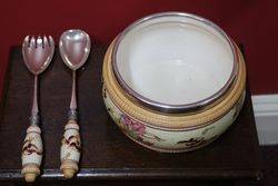 Woods Salad Bowl + Servers C 1915