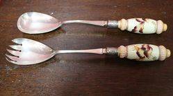 Woods Salad Bowl + Servers C 1915