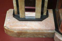 Art Deco Marble 8 Day Mantel Clock 