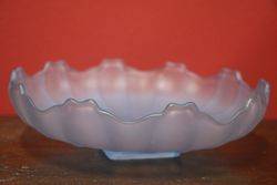 1930s Blue Glass Float Bowl  #