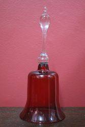 Victorian Ruby Glass Bell #