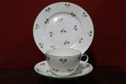 Shelley C1911 Bute shape 3 Leaf Clover Trio  #