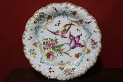Superb 19th Century Meissen Porcelain Hand Painted Plate #