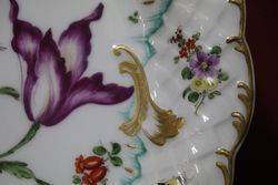 Superb 19th Century Meissen Porcelain Hand Painted Plate 